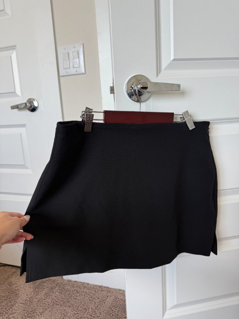 Express Black Mini Skort size 10 - Picture 4 of 7
